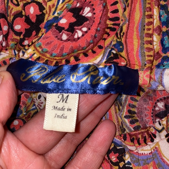 Francesca’s Collection “Blue Rain” Cropped Wide Leg Pant - Picture 14 of 16